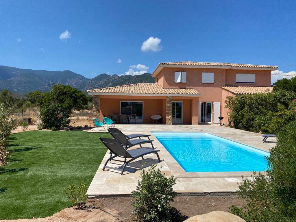 Villa Chez Géraldine Piscine chauffée, proche plage et rivière Lecci Extérieur photo