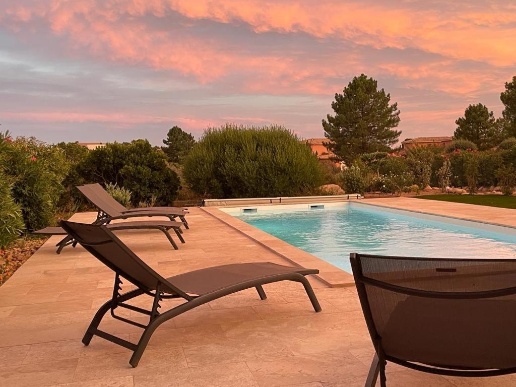 Villa Chez Géraldine Piscine chauffée, proche plage et rivière Lecci Extérieur photo