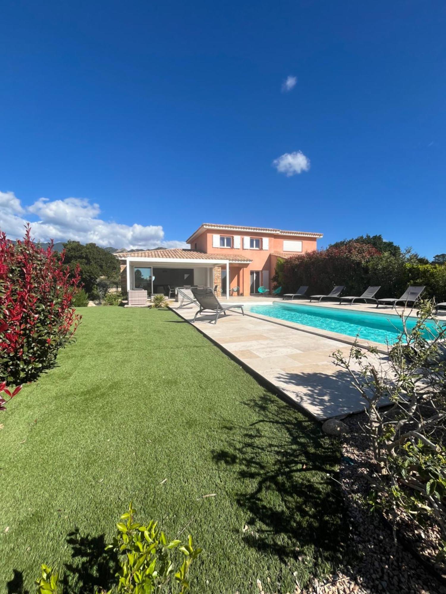 Villa Chez Géraldine Piscine chauffée, proche plage et rivière Lecci Extérieur photo