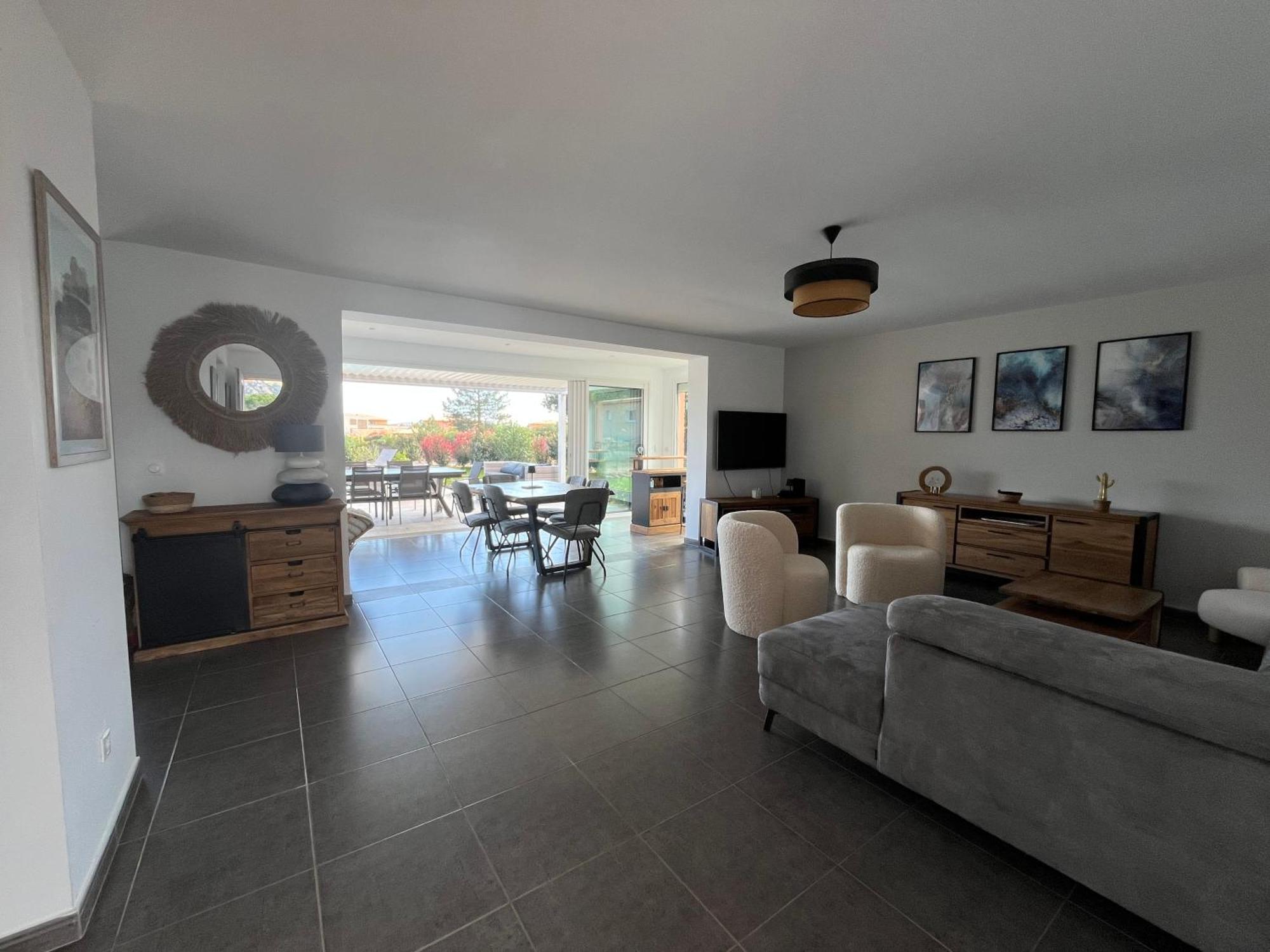 Villa Chez Géraldine Piscine chauffée, proche plage et rivière Lecci Extérieur photo